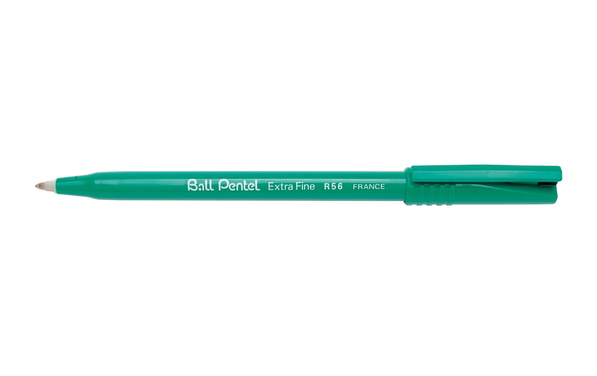 Pentel Ball Extra Fine – Tintenroller, mit Kappe, 0,6 mm, schwarz, für Linkshänder