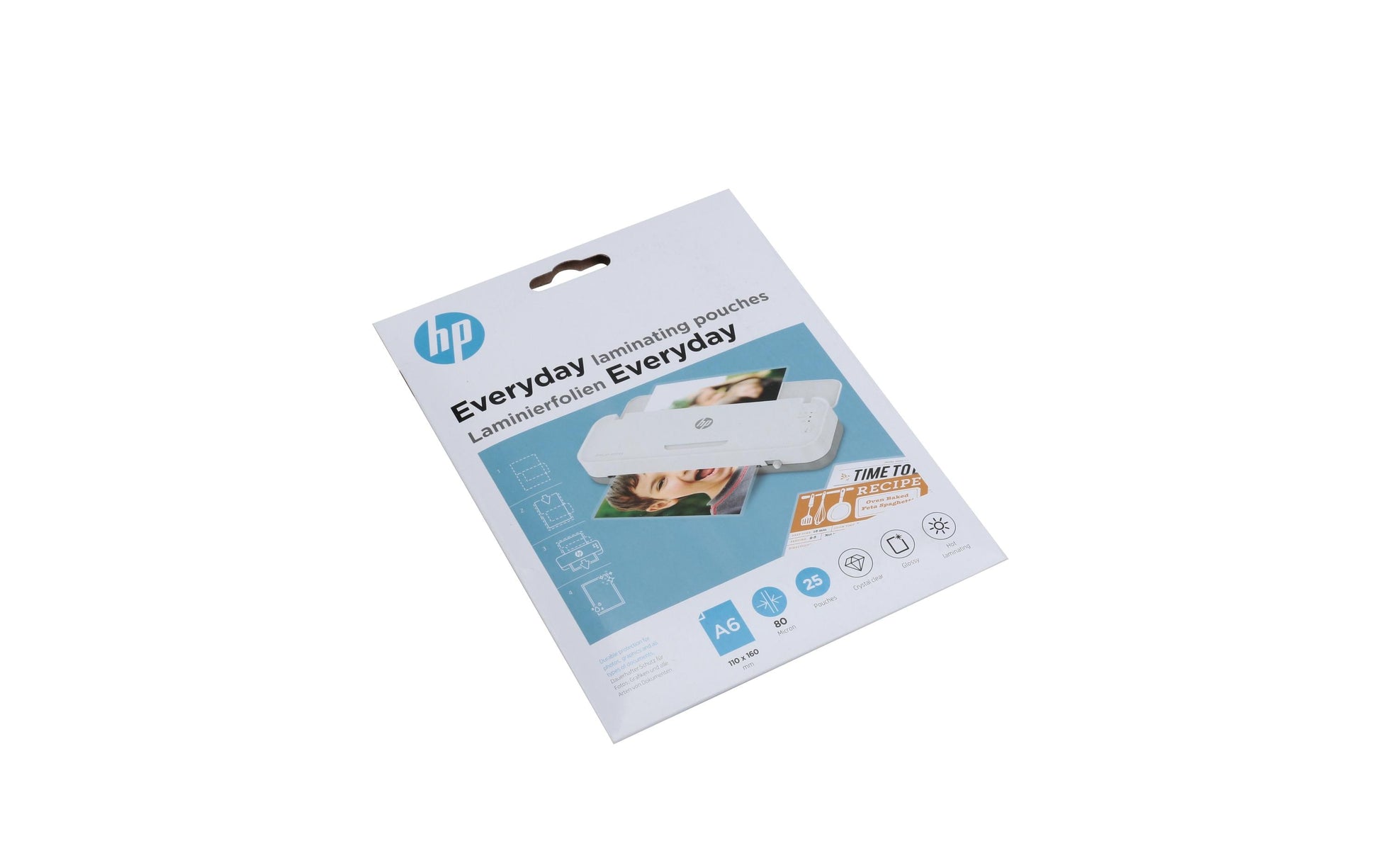 HP Selbstlaminierfolien A6 – 80 µm, glänzend, 25 Stück