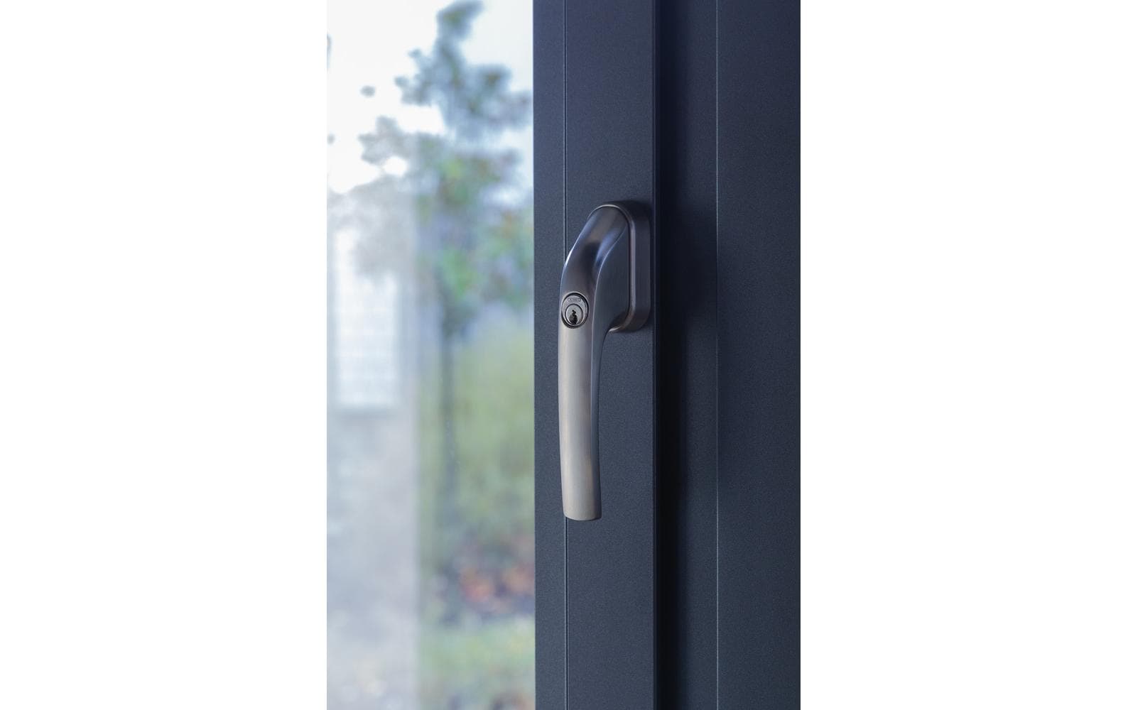 ABUS FG300 Fenstergriff – Aluminium, Sicherheitsstufe 5, Schlüssel, Weiss