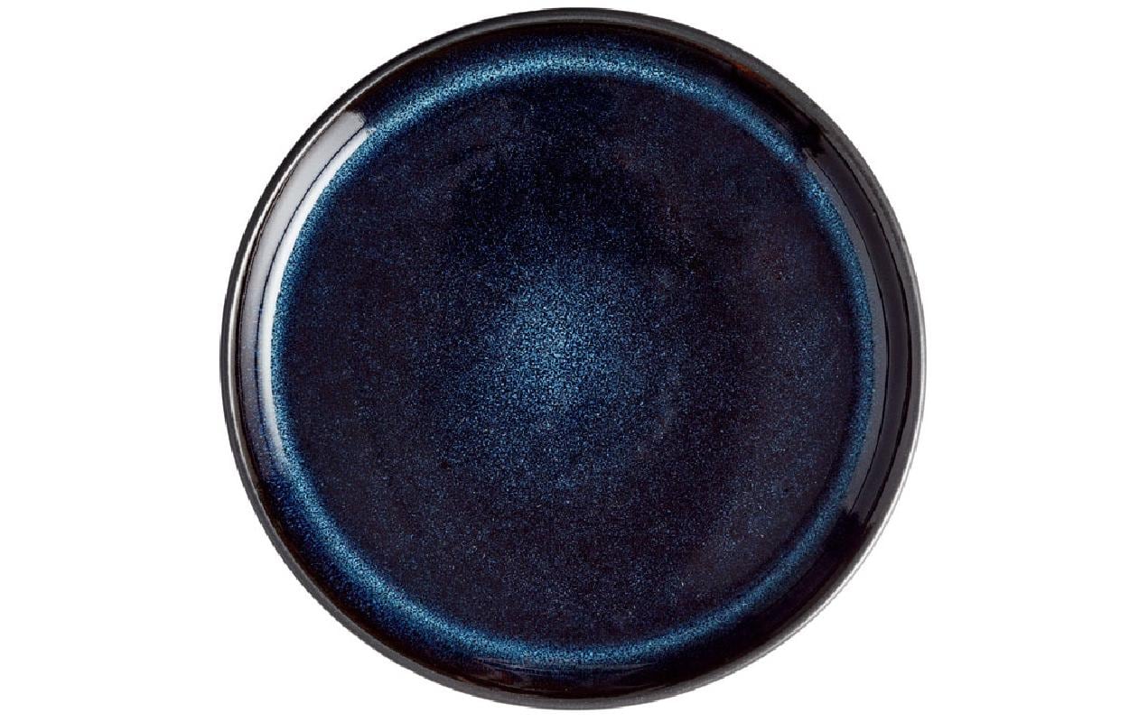 BITZ Frühstücks- & Dessertteller – 6er Set, Ø 17 cm, Steinzeug, Schwarz, spülmaschinenfest