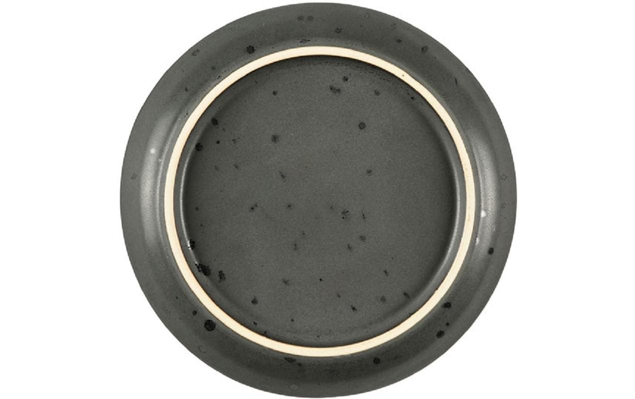 BITZ Frühstücks- & Dessertteller – 6er Set, Ø 17 cm, Steinzeug, Schwarz, spülmaschinenfest