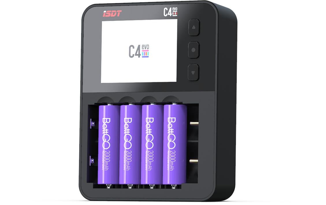 ISDT C4 EVO – LiFePO4, Li-Ion, NiMH, NiZn, Akkuladegerät