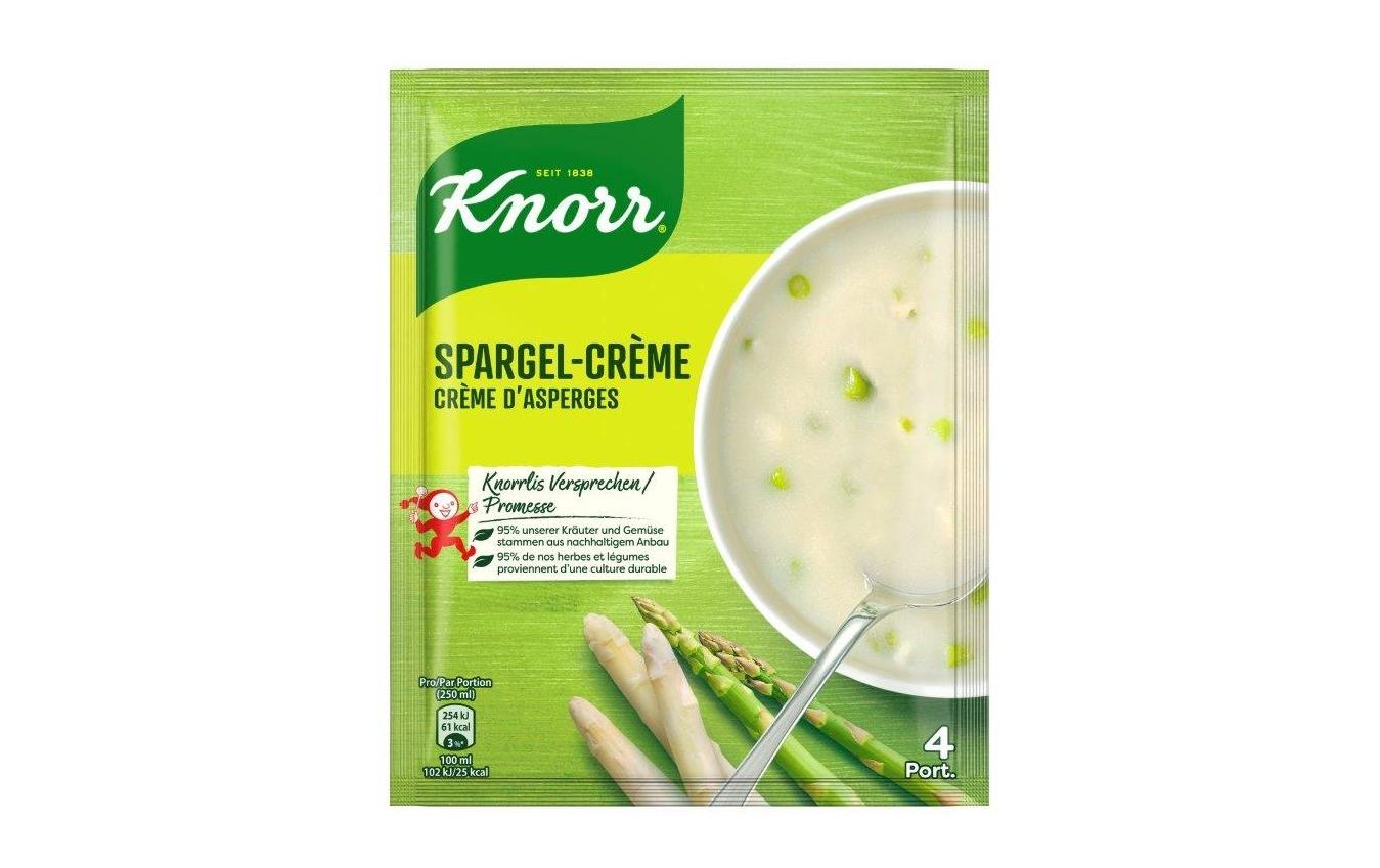 Knorr Crème-Suppe Spargel, Beutel – 65 g