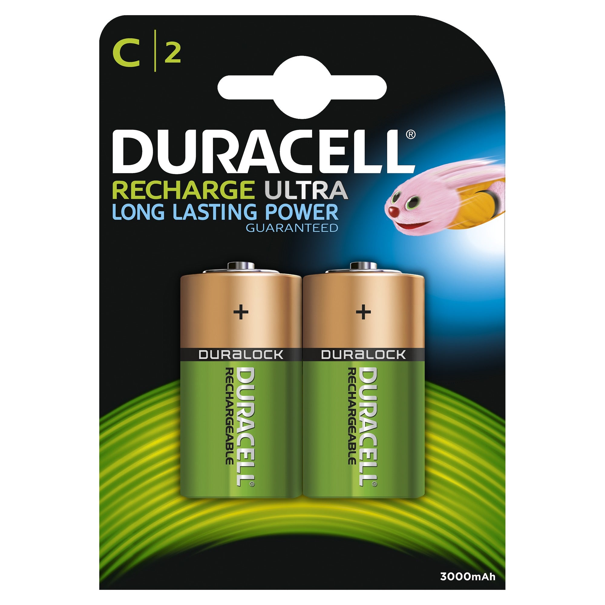 Duracell C Akkus, NiMH, 2200 mAh, 1,2 V – 2 Stk.