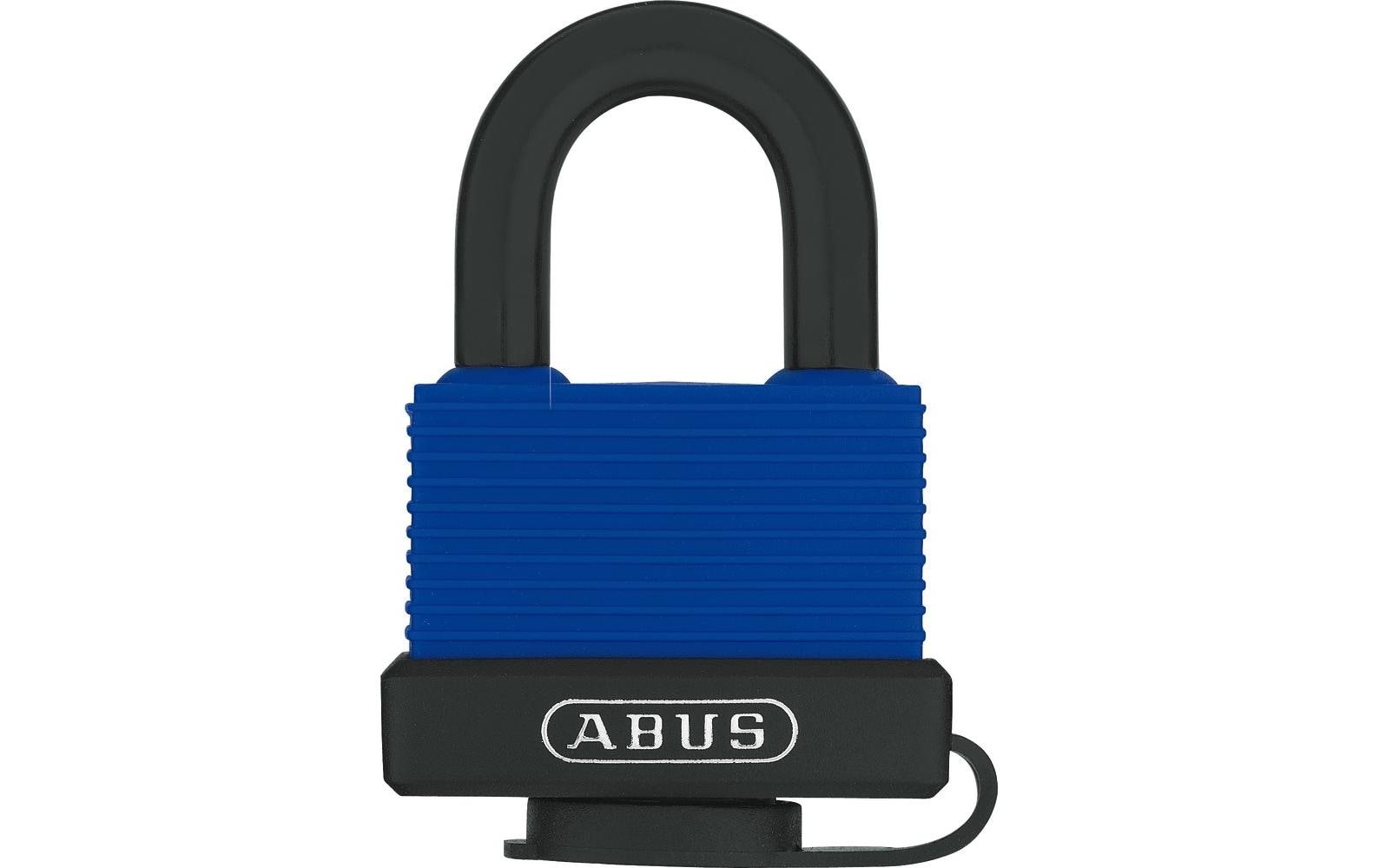 ABUS 70IB/45 vs. Mechanisches Vorhängeschloss – Messing, Bügel 24×20 mm, Ø8 mm, Aussen, Blau