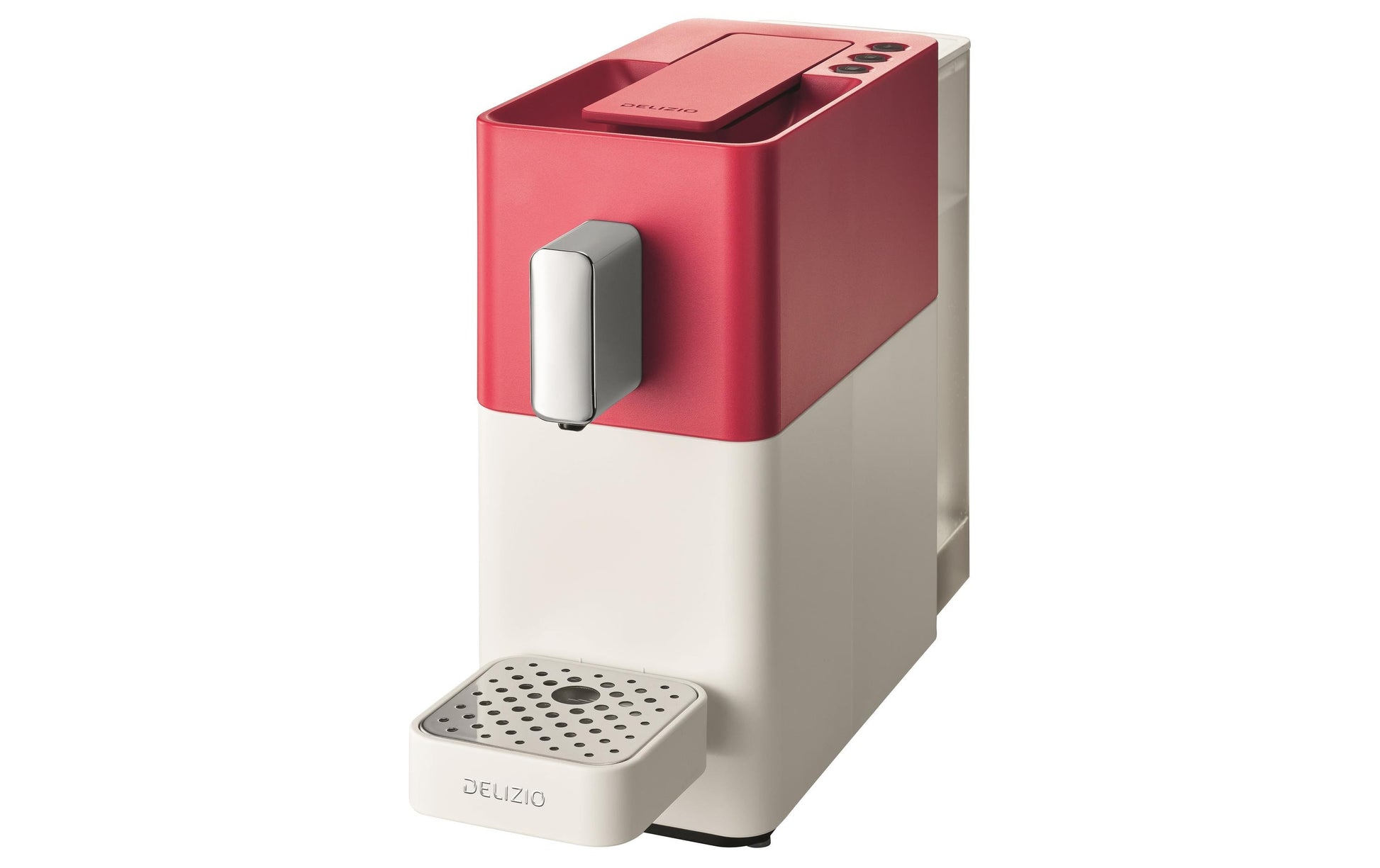 Delizio Carina Kapselmaschine – 0,9 l, weiss, 11 × 24,3 × 34 cm