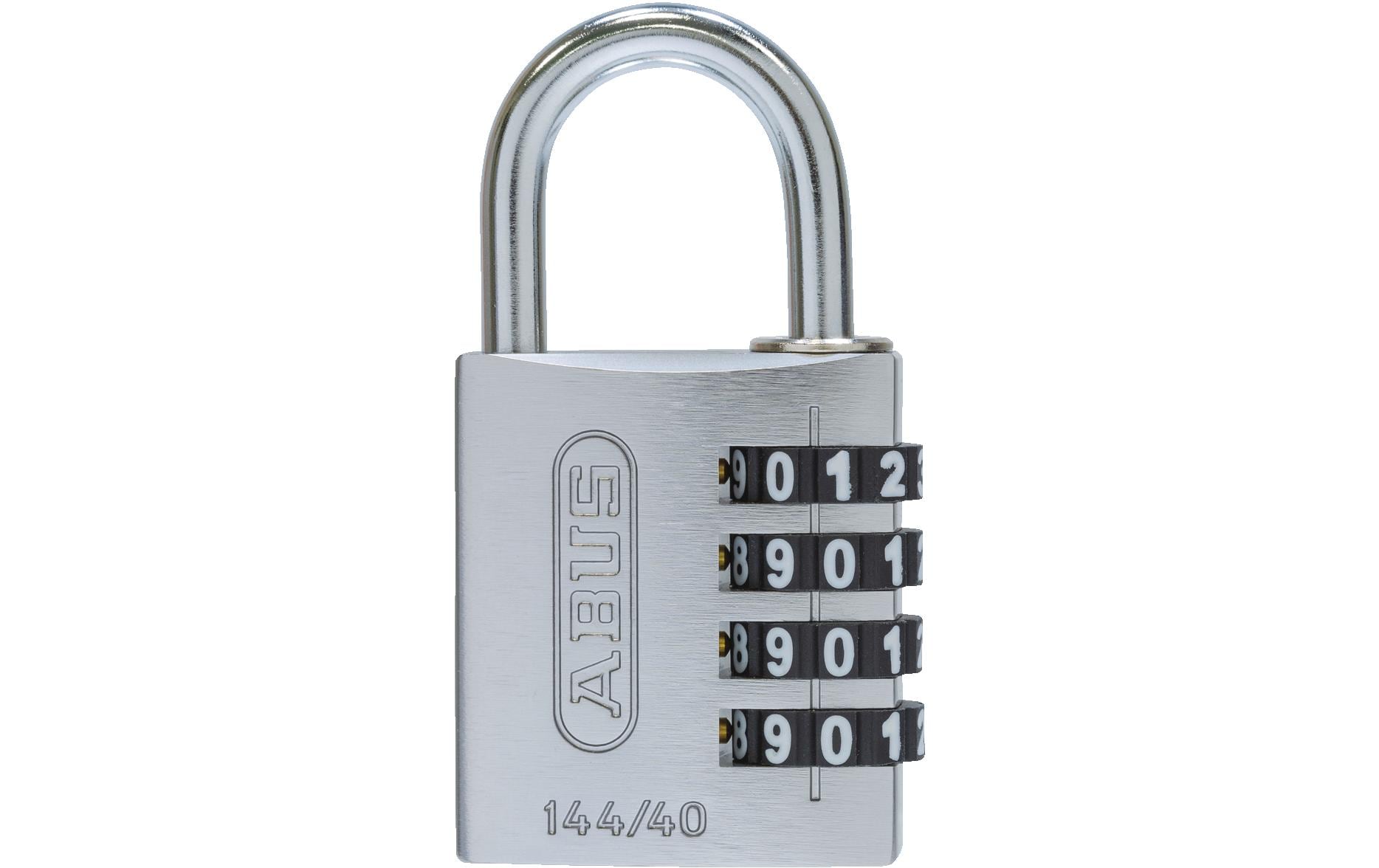 ABUS 144/40 Mechanisches Vorhängeschloss – Aluminium, Bügel 26×21,5 mm, Ø6 mm, Sicherheitslevel 4, Aussen