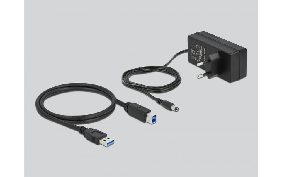 DeLOCK USB-Hub – USB 3.0, 7× USB-A, 1× USB-C PD