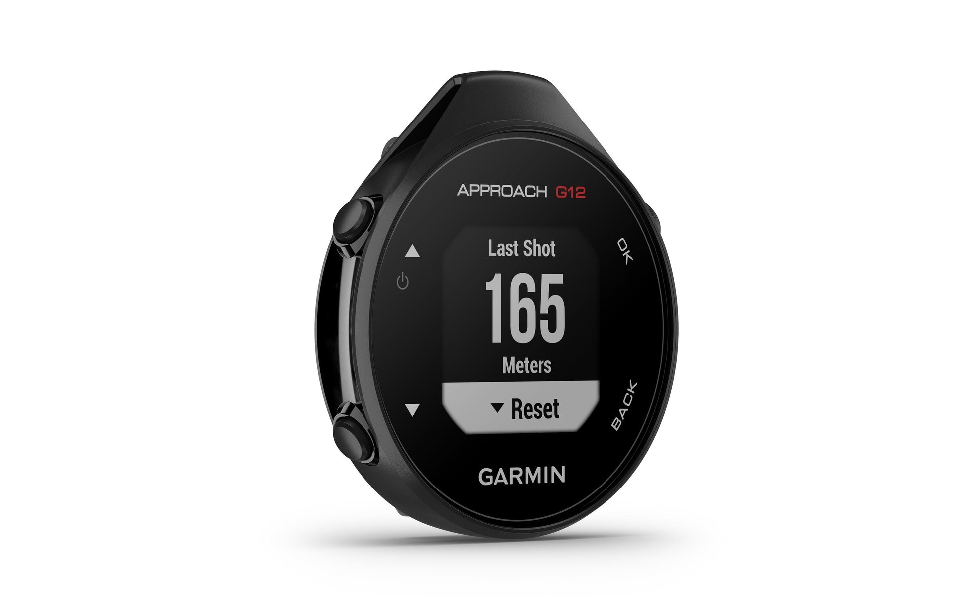 Garmin Approach G12 – GPS Navigation, IPX7, 30 h GPS Betrieb, Schwarz, 25,1 g, 45,8 × 12,4 × 53,1 mm