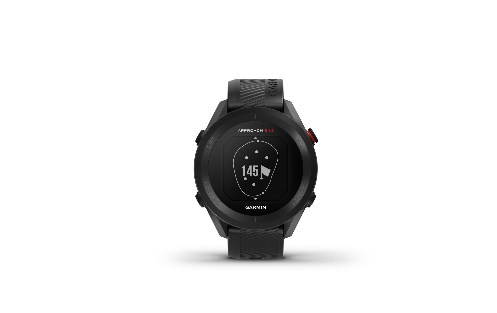 Garmin Approach S12 – GPS-Smartwatch – 43 mm, 1,3", GPS, Bluetooth, MIP, Schwimmen, Schwarz, Universalgrösse