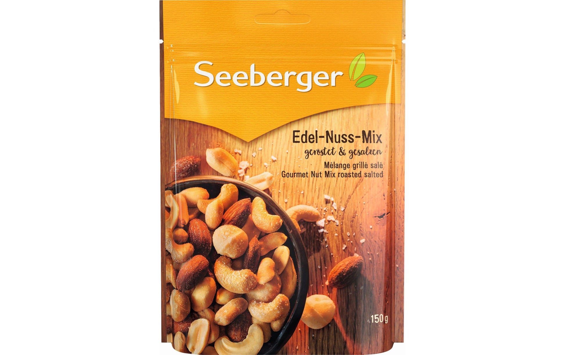 Seeberger Edelnussmix – geröstet & gesalzen – 150 g