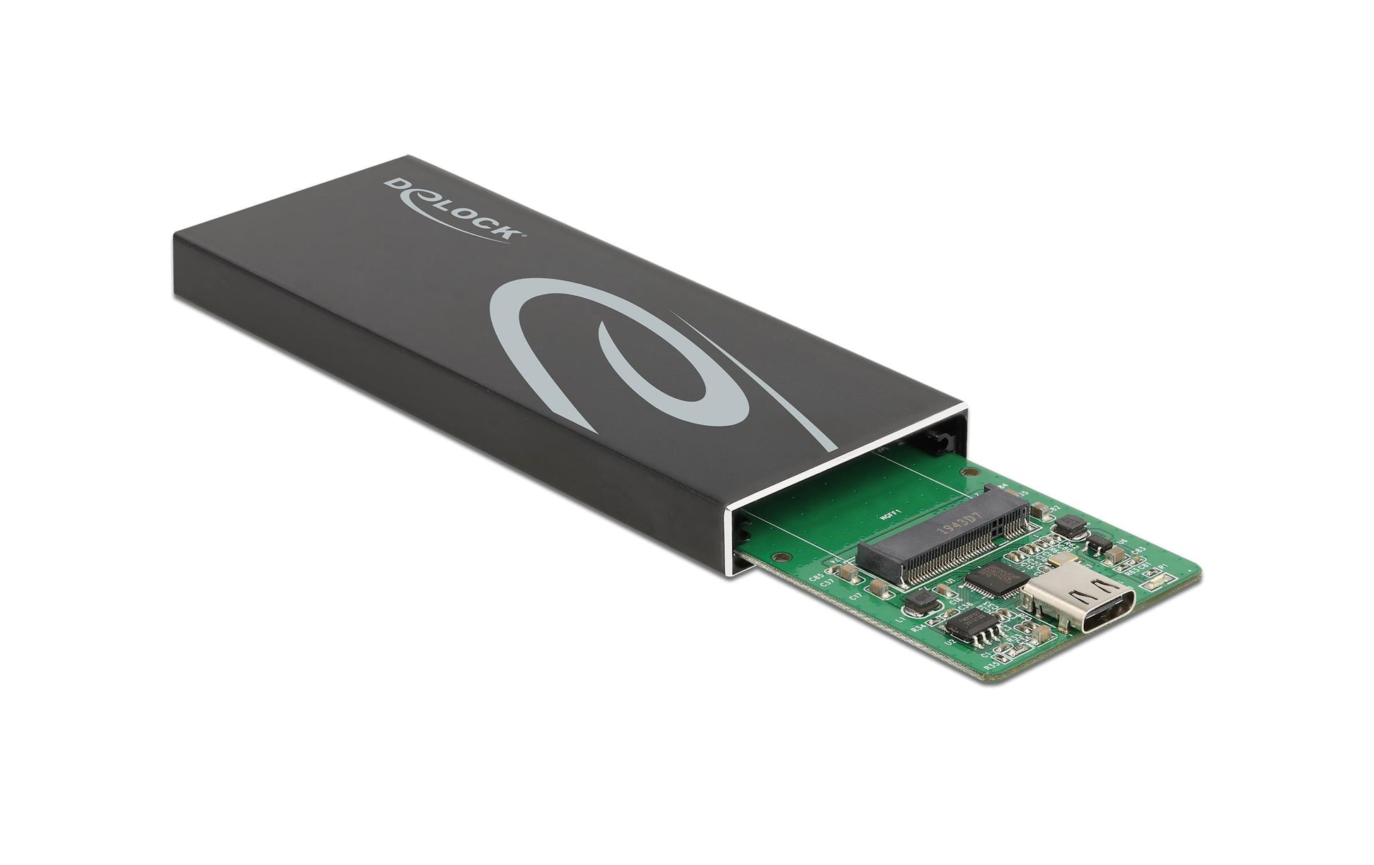 DeLOCK M.2 SATA zu USB 3.2 Gen2 Gehäuse – 1-Bay SSD-Gehäuse – für M.2 SATA (SATA III)