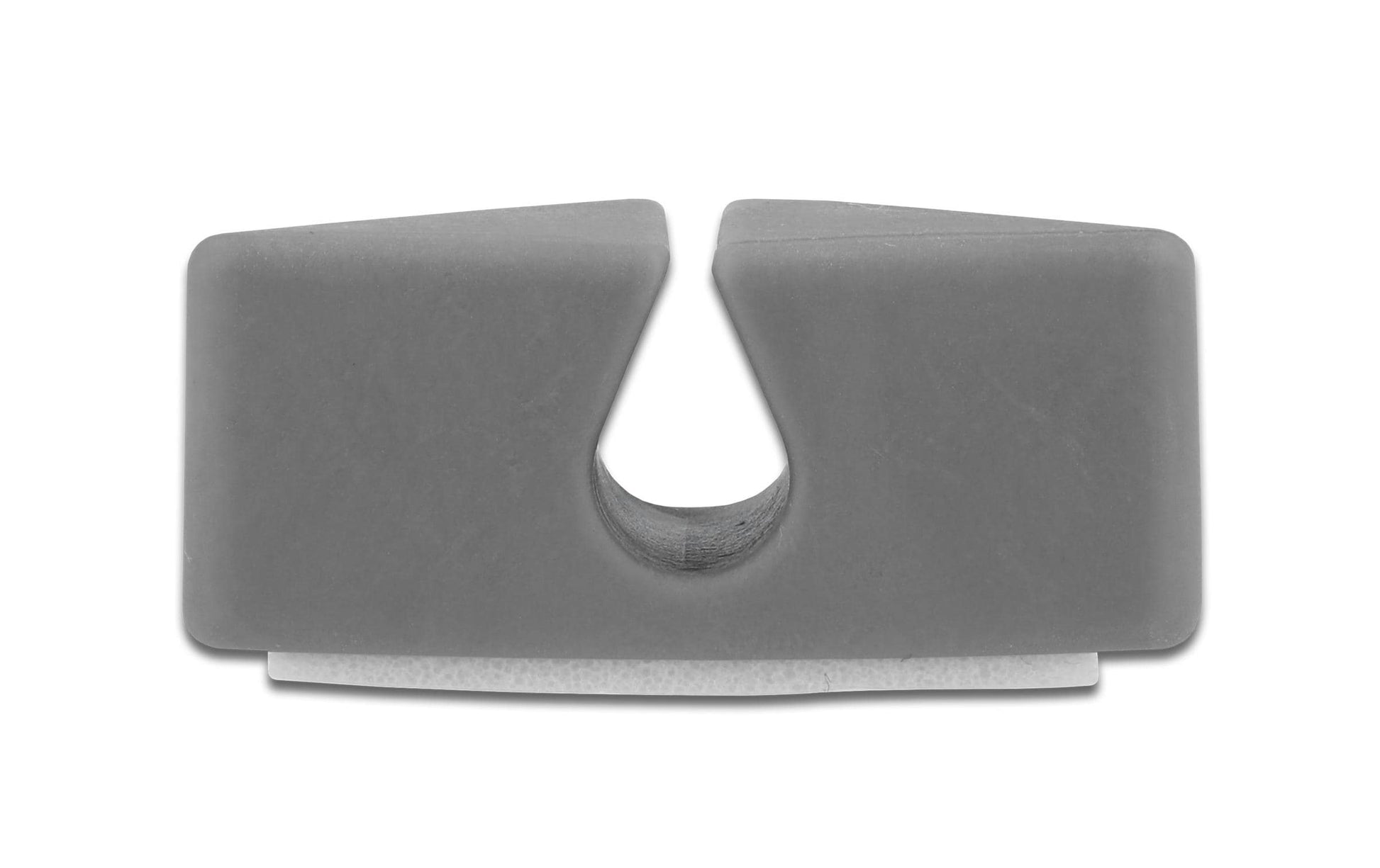 DeLOCK Kabelhalter, selbstklebend, Ø bis 6 mm, 2 Stk. – Weiss/Grau