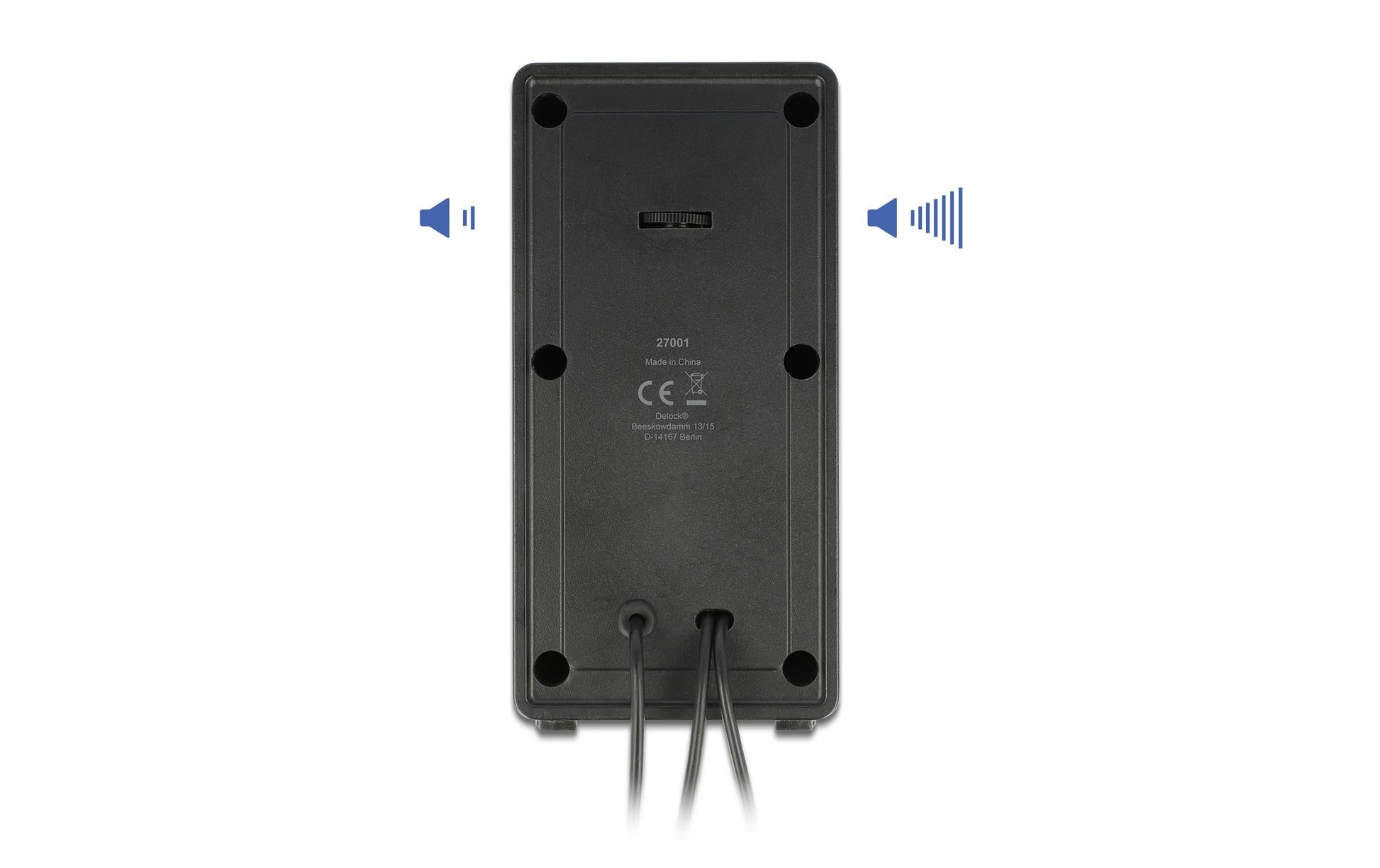 DeLOCK Stereo 2.0 – PC-Lautsprecher – 2.0, 3 W, 3,5 mm – Schwarz