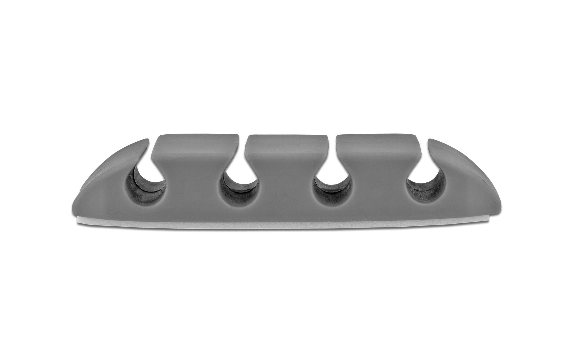 DeLOCK Kabelhalter, selbstklebend, 4 Durchführungen, für Kabel bis 6 mm – weiss