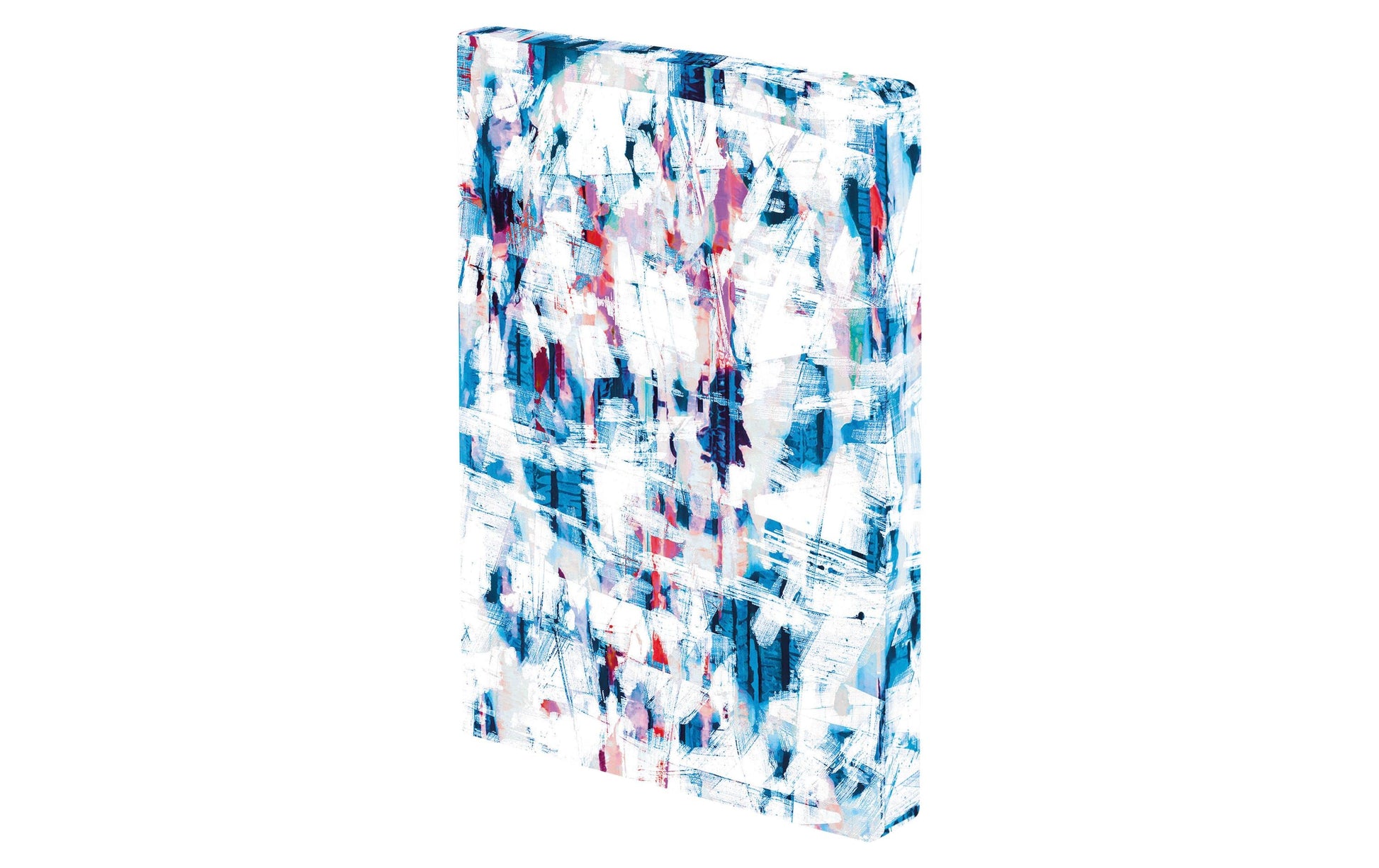 nuuna Notizbuch, A5, 256 Seiten – blau, rot, rosa, weiss