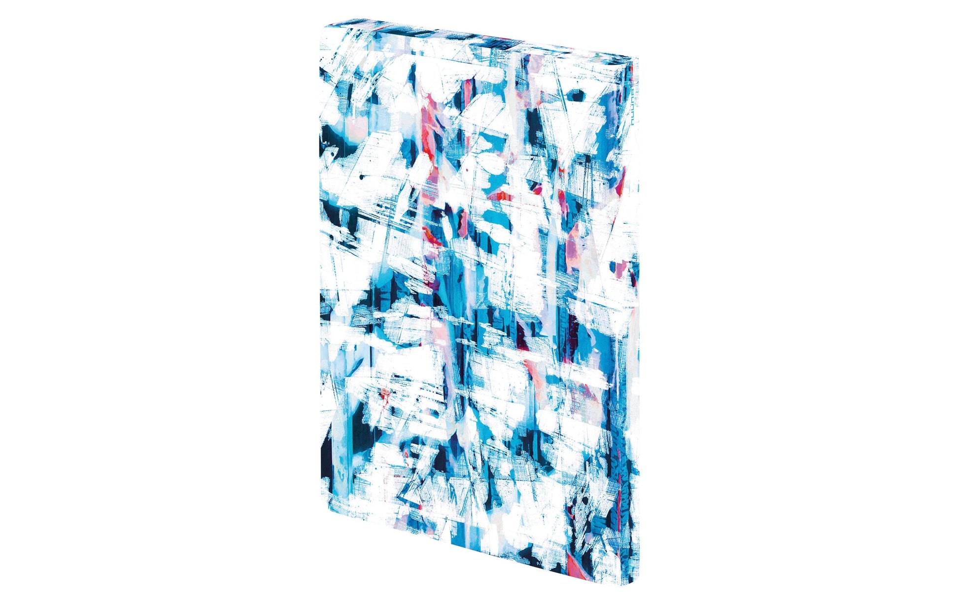 nuuna Notizbuch, A5, 256 Seiten – blau, rot, rosa, weiss