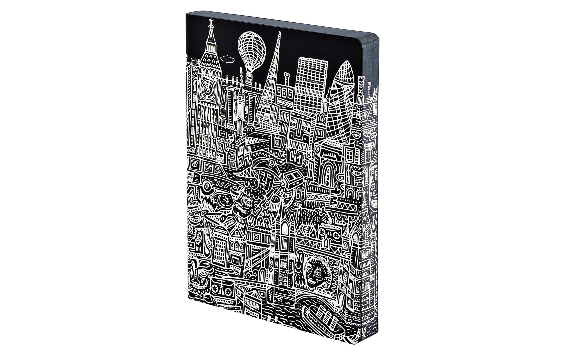 NUUNA Notizbuch Graphic L 52040 LONDON, 165x220, punktiert