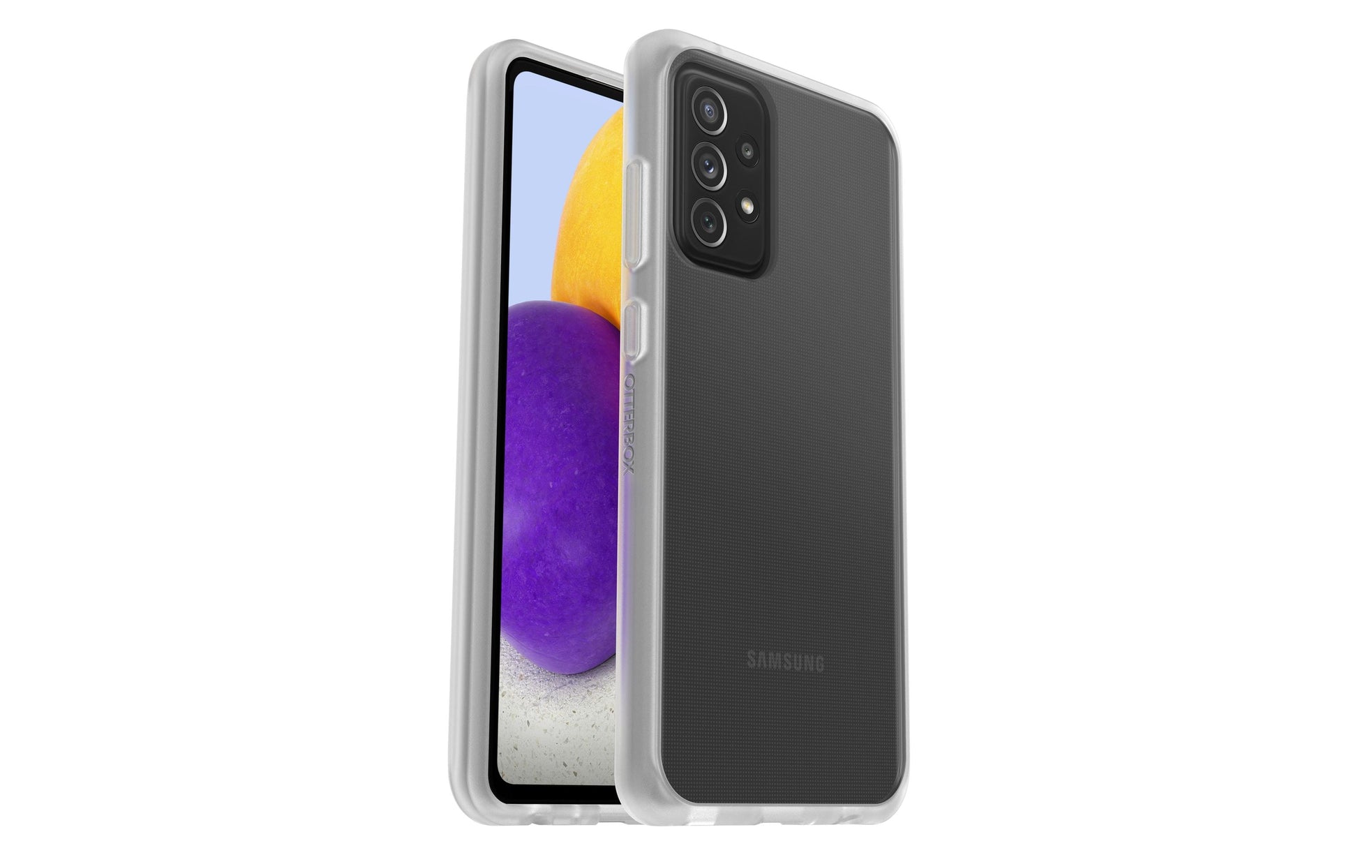 OtterBox React Backcover – für Samsung Galaxy A72, Kunststoff, Transparent, kratzfest