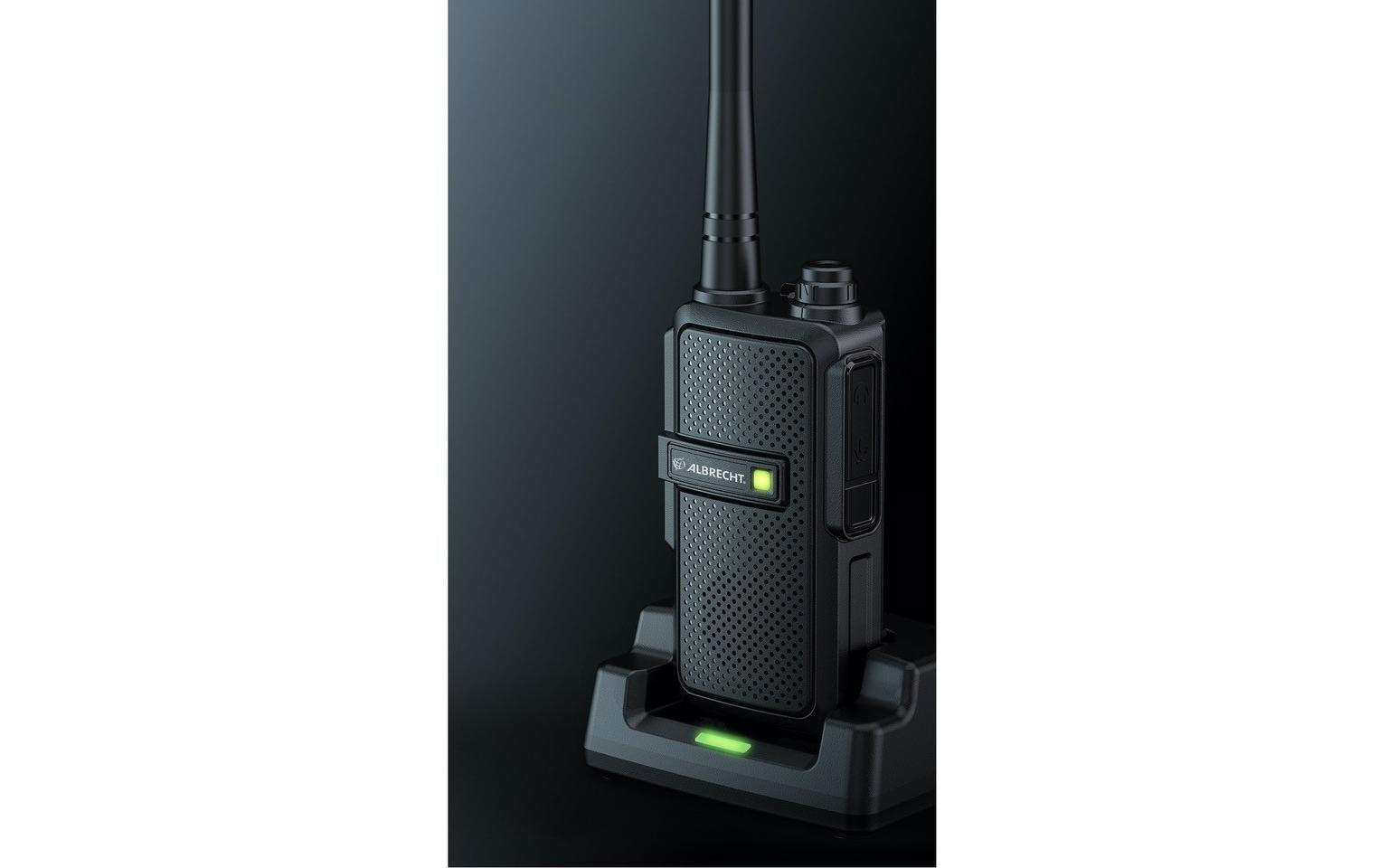 Albrecht Tectalk Worker 3 – Funkgerät, 16 Kanäle, Reichweite bis 10 km, 2200 mAh, Spritzwassergeschützt