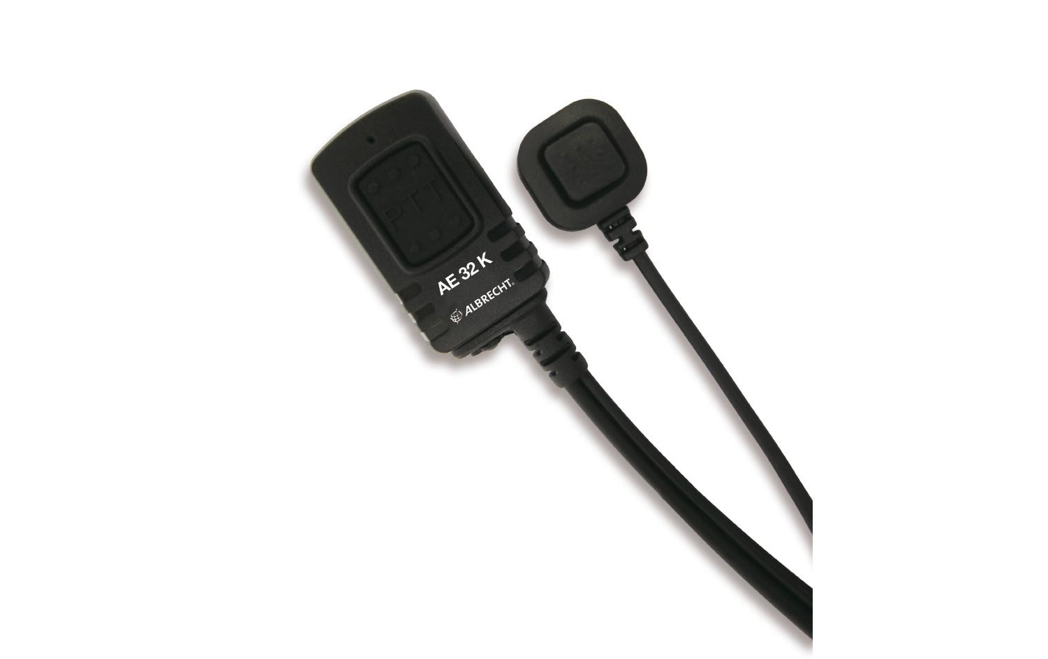 Albrecht AE 32 K – Security-Headset, für Midland G10, G11, G11V und andere, Schwarz