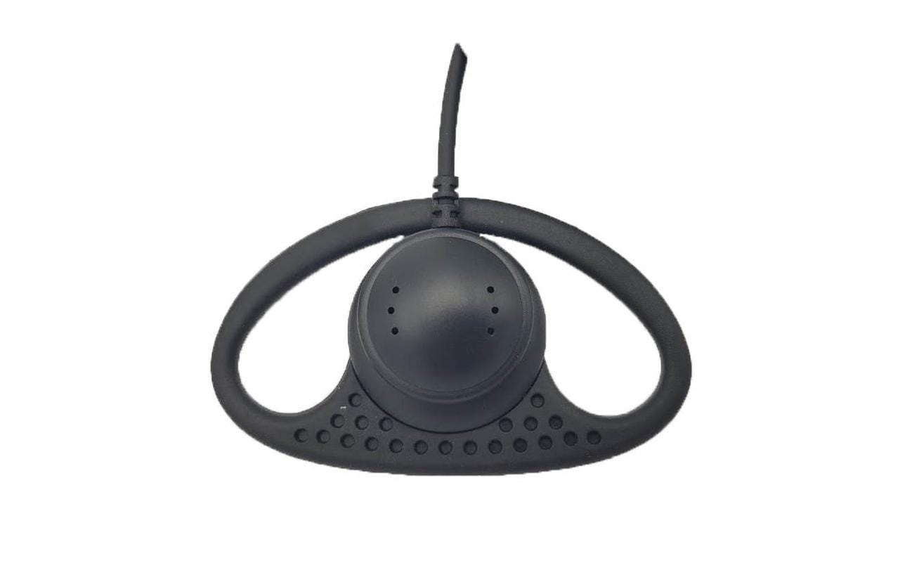 Albrecht AE34K – Headset, Ohrbügel, 3,5 mm, 2× PTT-Tasten, Schwarz, für Midland G10, G11V, D-200 und andere
