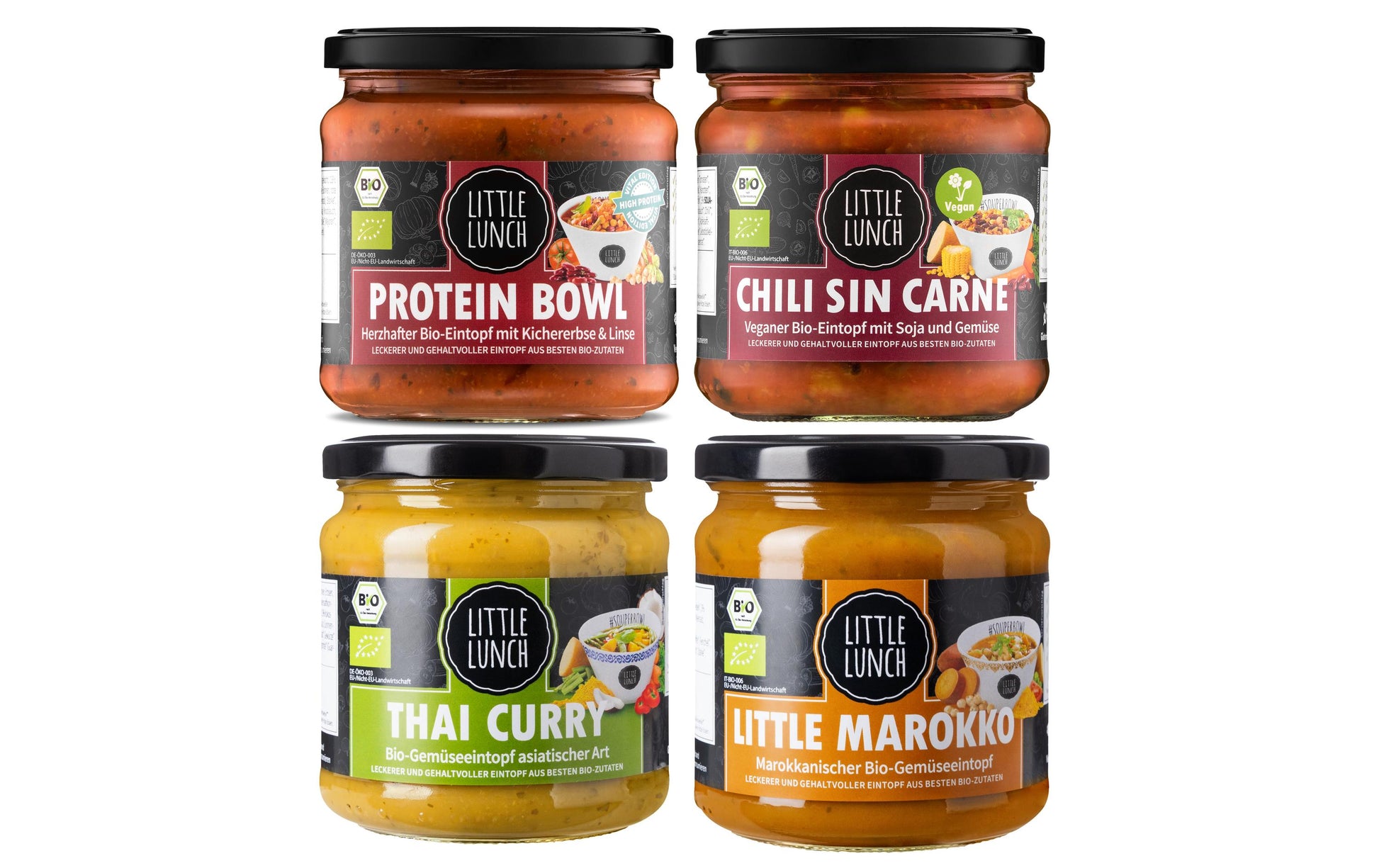 Little Lunch Suppen, 4 Sorten, Bio – 1400 g
