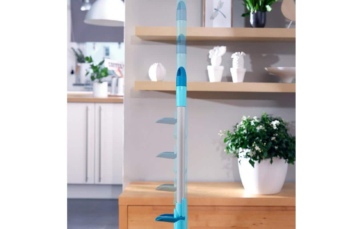 Leifheit Clean Twist Disc Mop – Wischmopp-Set – Wischbreite 30 cm, Teleskopstiel, Mint