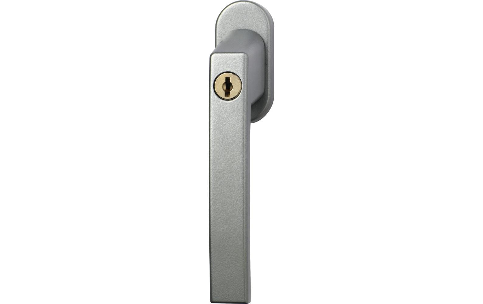 ABUS FG210 S Fenstergriff – Zylinderschloss, Sicherheitsstufe 3, Silber, 3 Stk.