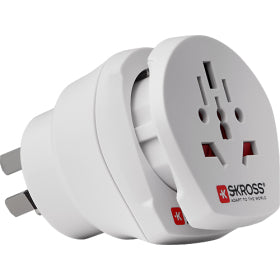 SKROSS – Reiseadapter – 2300 W, 3-polig (geerdet) – von World nach Australien – weiss