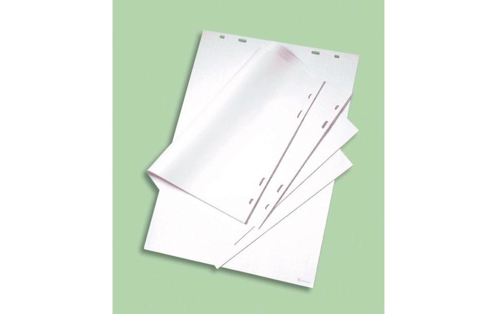 Nobo Flipchartblock Blanko – 58 × 48,5 cm, 40 Blatt, 70 g/m²