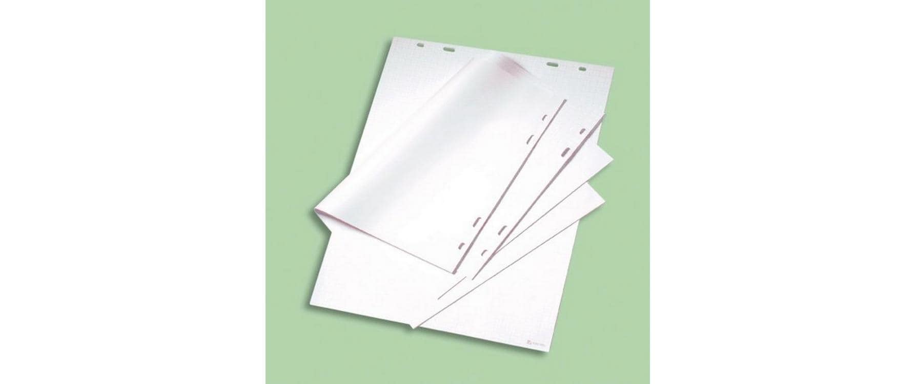 Nobo Flipchartblock Blanko – 58 × 48,5 cm, 40 Blatt, 70 g/m²