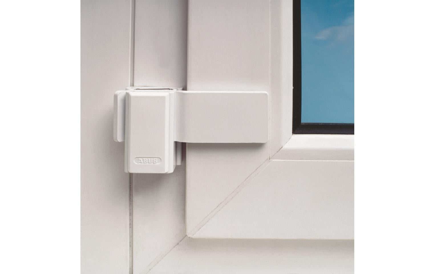 ABUS SW10 W Fenstersperre – Stahl, Weiss