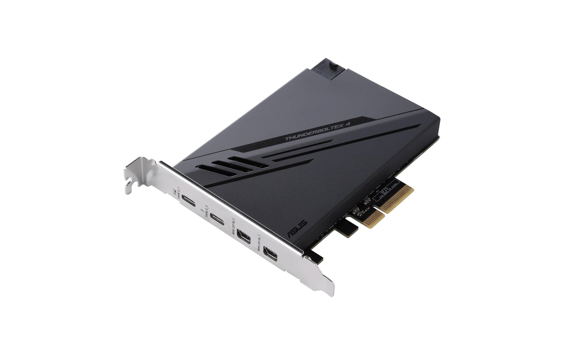 ASUS ThunderboltEX 4 PCIe 3.0 x4 – Thunderbolt 4, 40 Gbit/s, 2× USB‑C, 8K (7680 × 4320), für Windows 10 x64