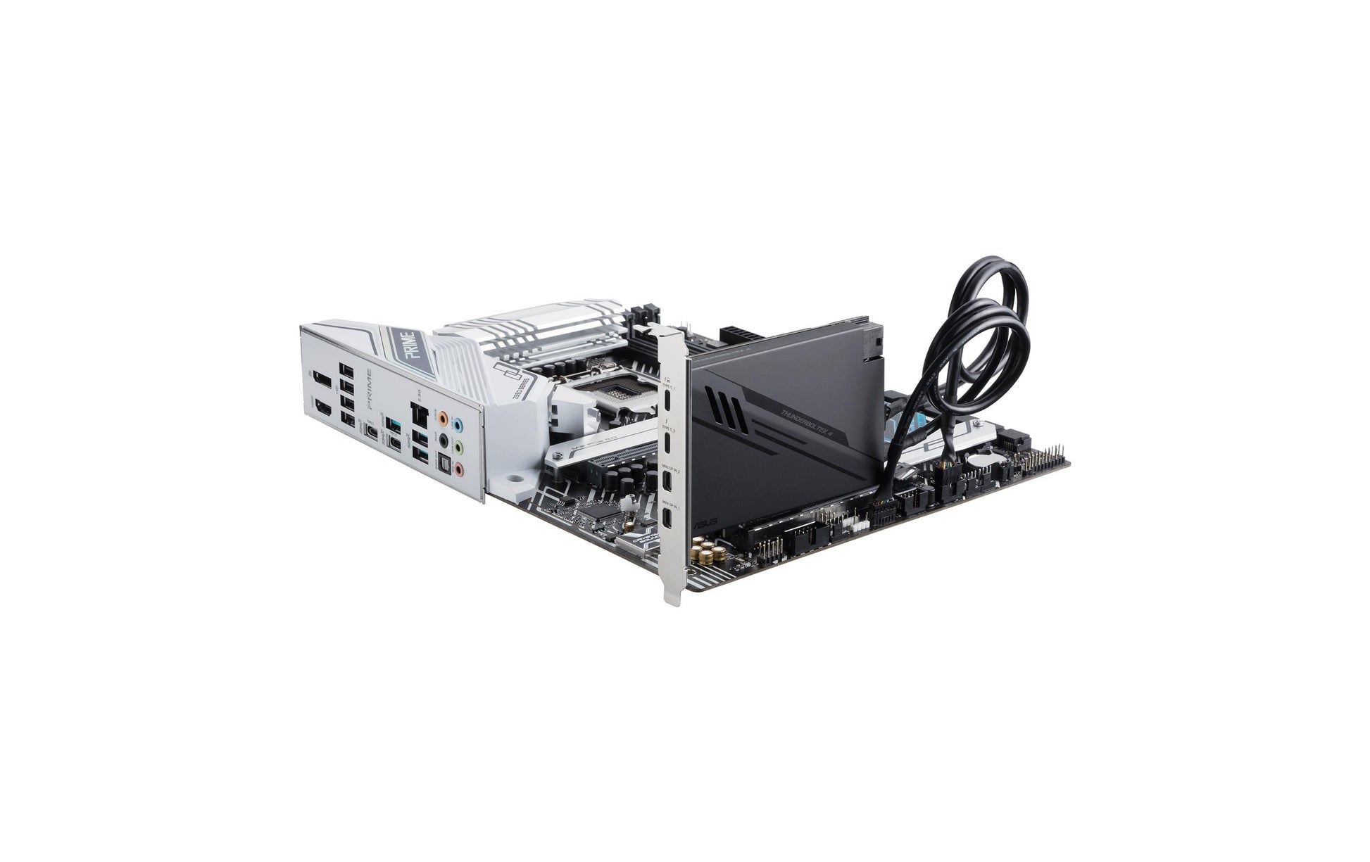 ASUS ThunderboltEX 4 PCIe 3.0 x4 – Thunderbolt 4, 40 Gbit/s, 2× USB‑C, 8K (7680 × 4320), für Windows 10 x64
