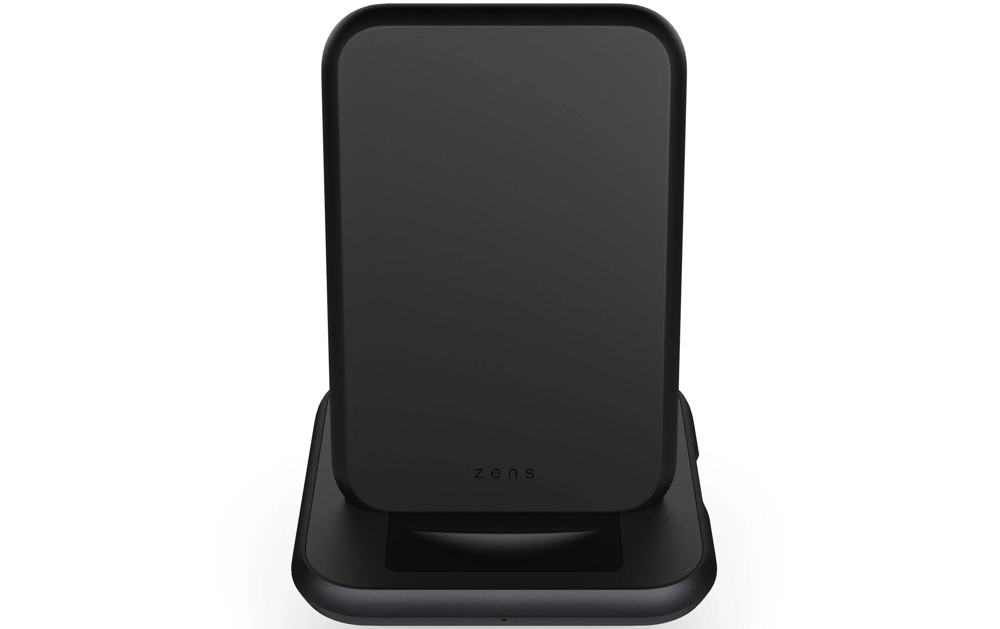 ZENS Alu 2-in-1 Ladeständer – Qi – 10 W – für Qi-kompatible Smartphones – Schwarz
