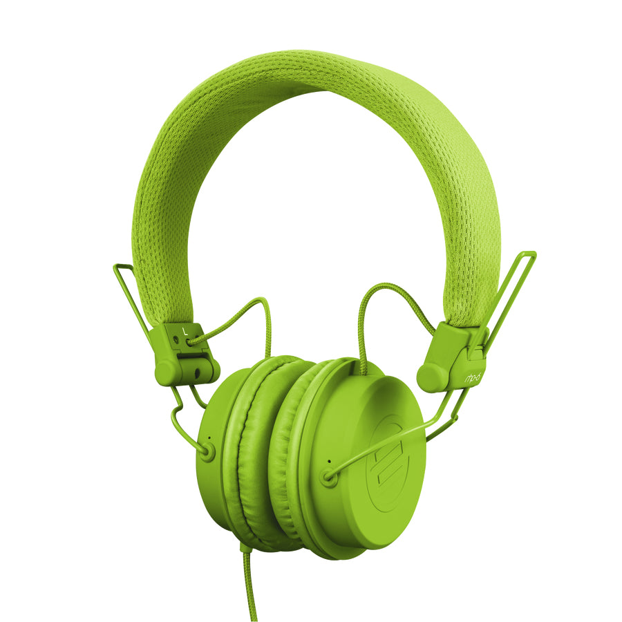 Reloop RHP-6 – On-Ear Headset – 3,5 mm Klinke, geschlossen, mit Mikrofon – grün