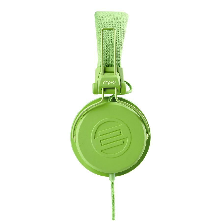 Reloop RHP-6 – On-Ear Headset – 3,5 mm Klinke, geschlossen, mit Mikrofon – grün