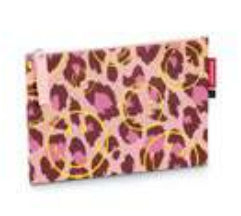 Reisenthel Kosmetiktasche – wasserfest, Reissverschluss – 240 × 170 mm – Rosa, Polyester – Leo Blush – 1 Stk
