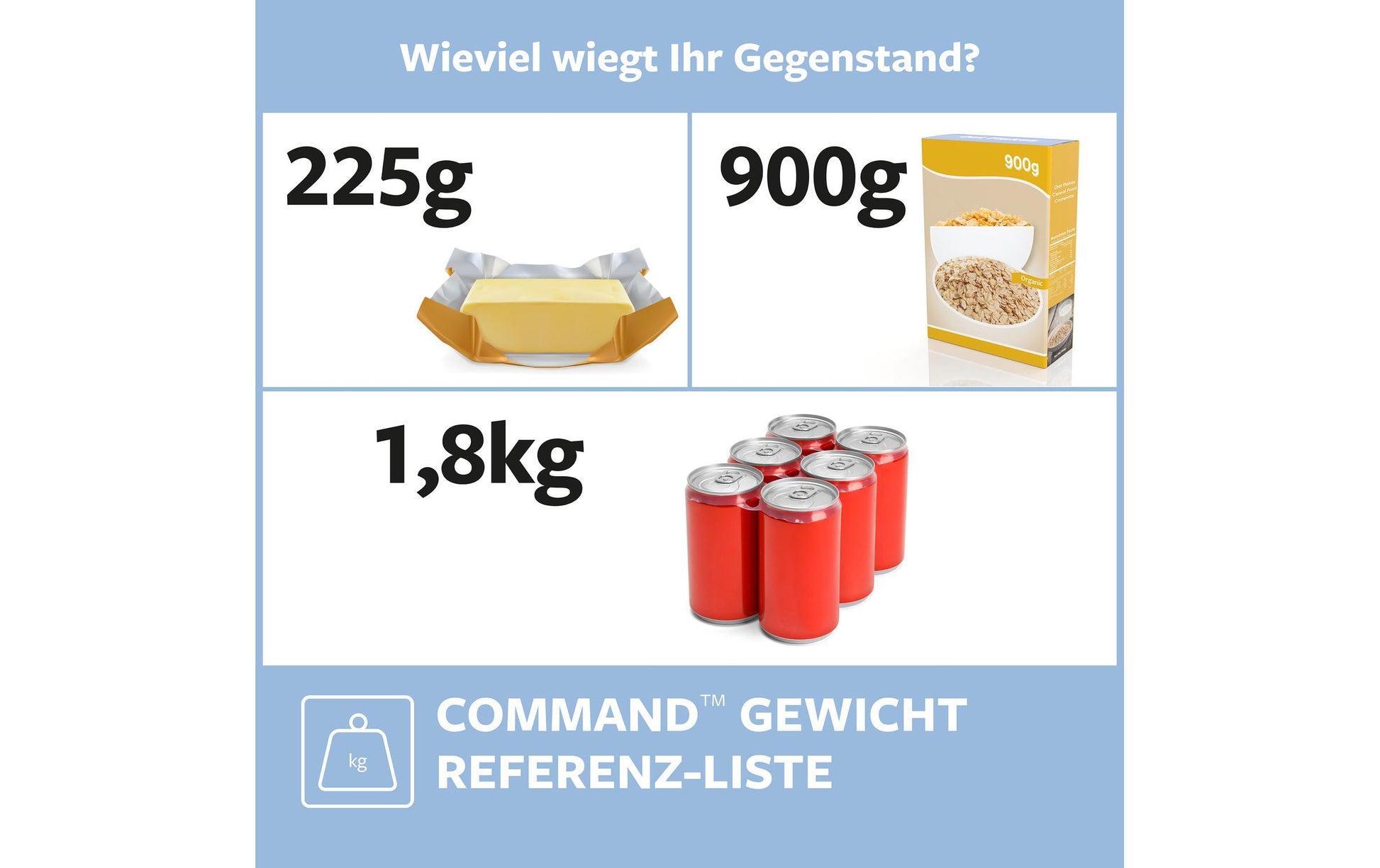 Command 3M Command Mini Haken – transparent – 0,225 kg
