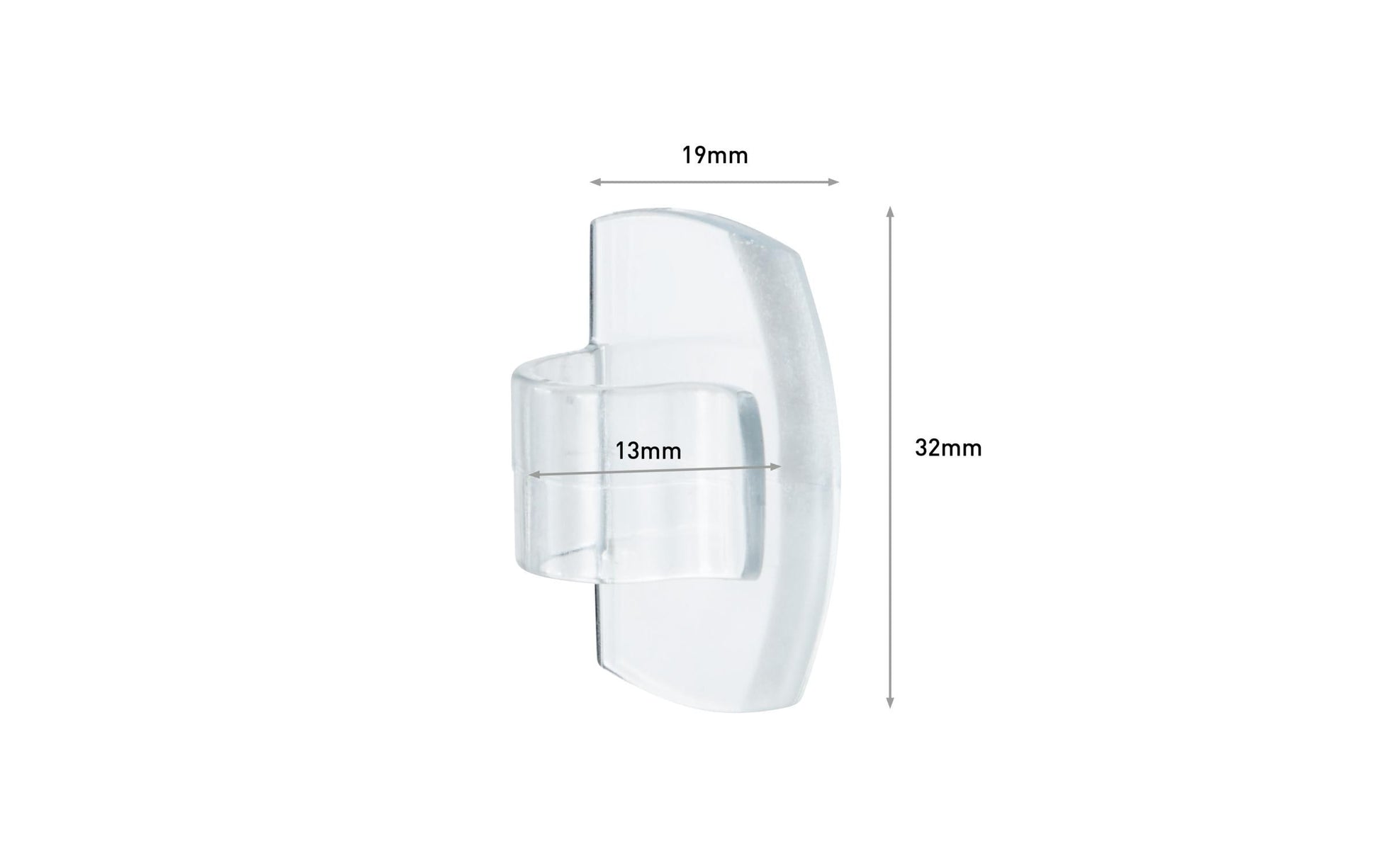 Command Deko-Clips – transparent, bis 0,5 kg, 8 Stk., für Aussen