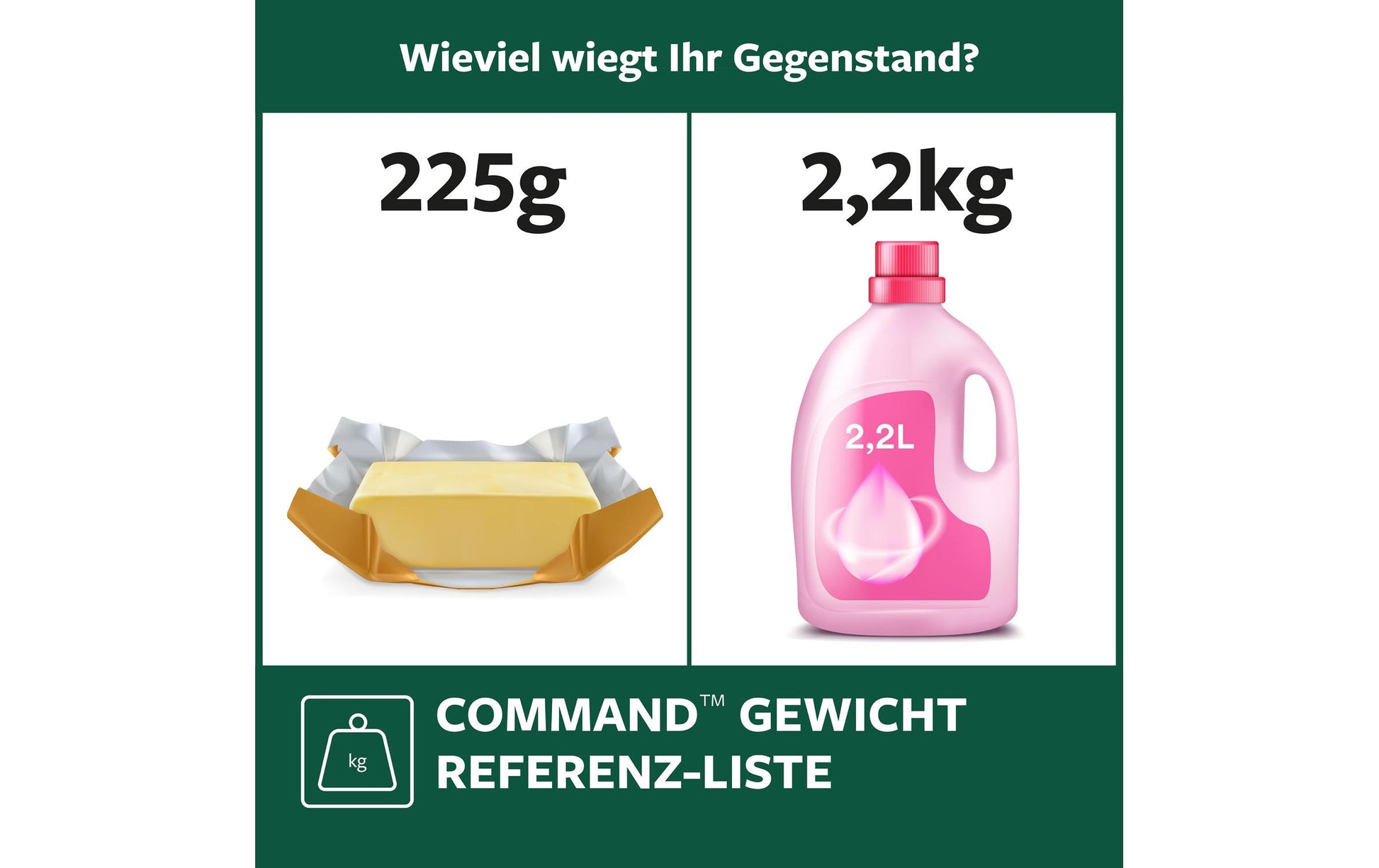 3M Haken – Kunststoff – Transparent – 0,9 kg