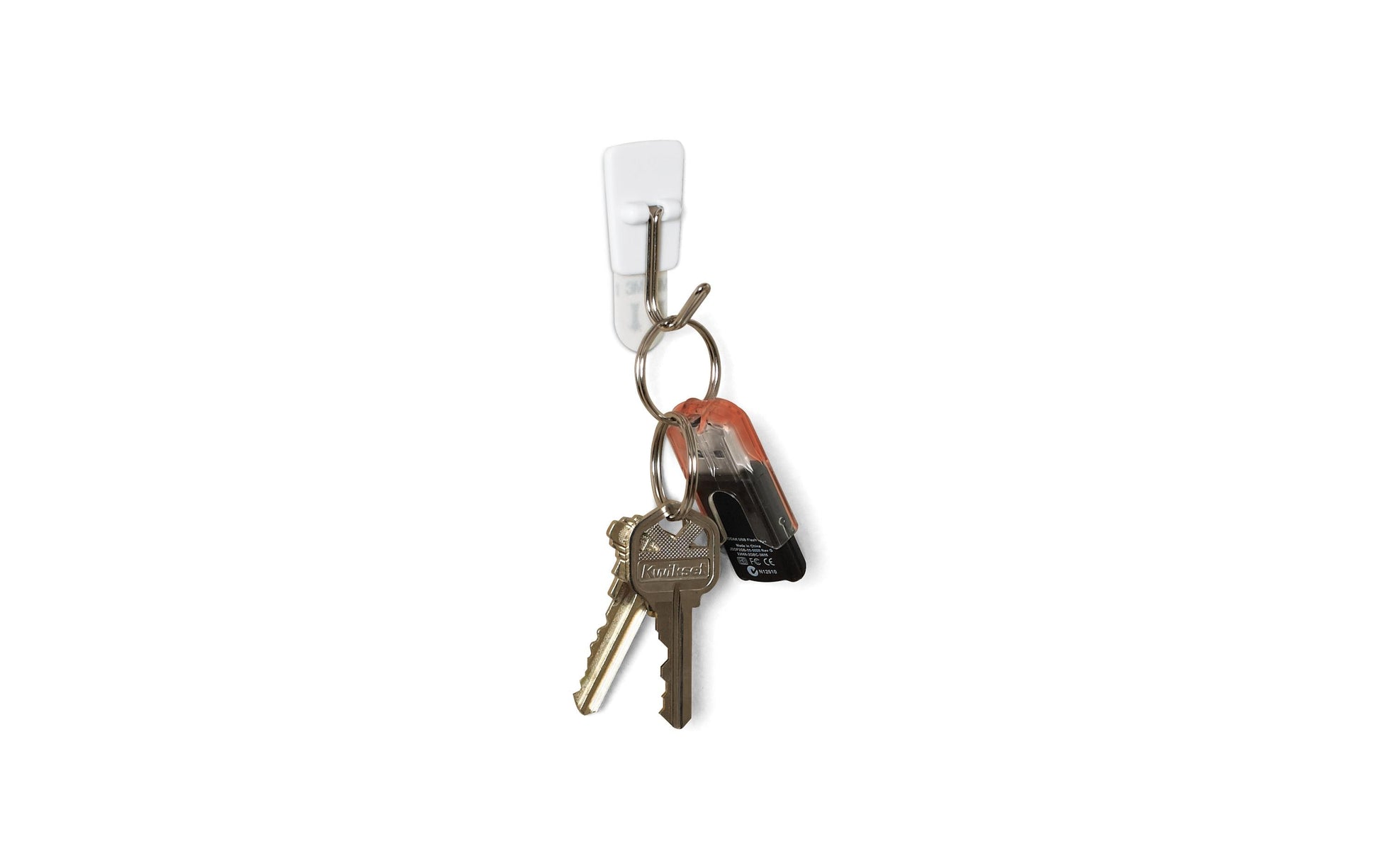 3M 17067CLR Haken – Kunststoff – Transparent (– 0,225 kg) – 19 × 41,4 mm – 7 Stück