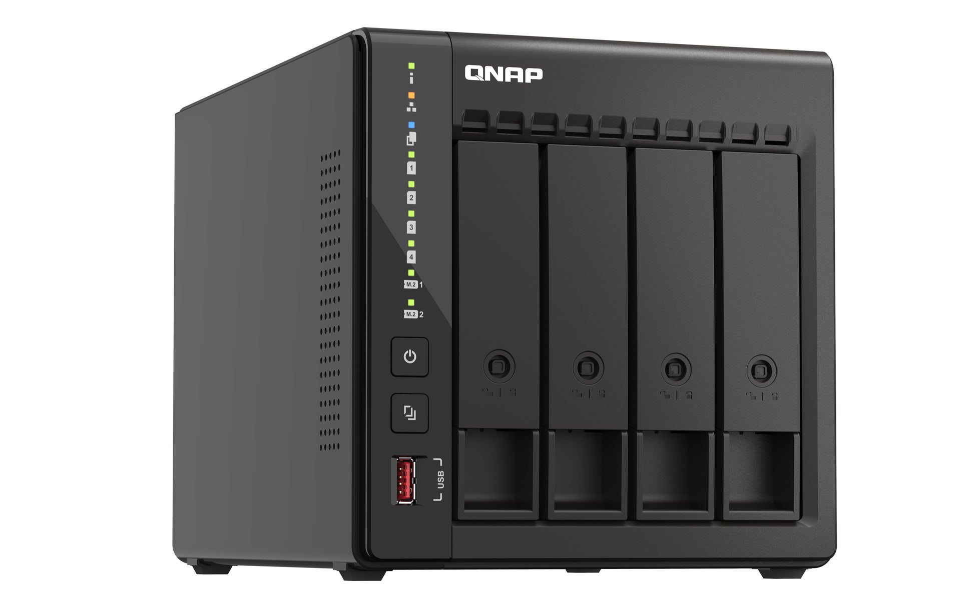 QNAP QVP-41C NAS – SATA & M.2, 4 Einschübe, RAID, 8 GB RAM