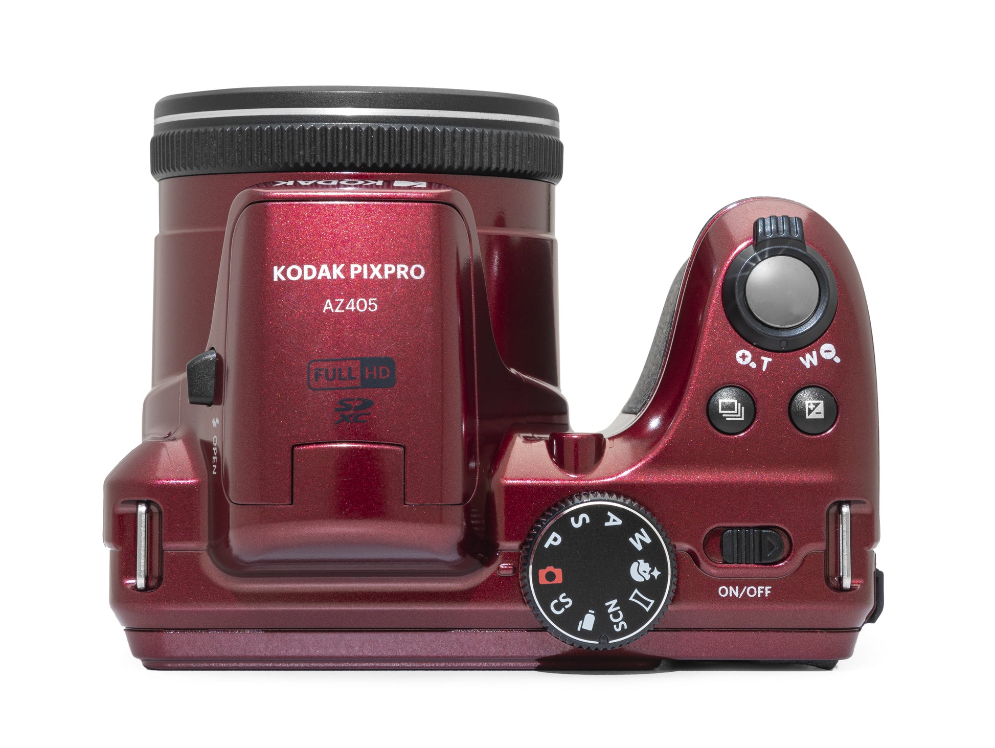 Kodak AZ405 – Bridgekamera, 40× optischer Zoom, 20,68 MP, 1080p, Rot