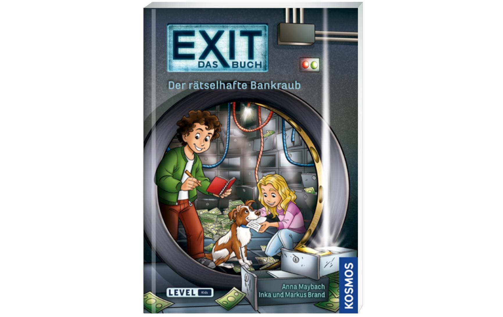 Kosmos Buch – EXIT: Der rätselhafte Bankraub, Softcover, 176 Seiten, ab 8 Jahren