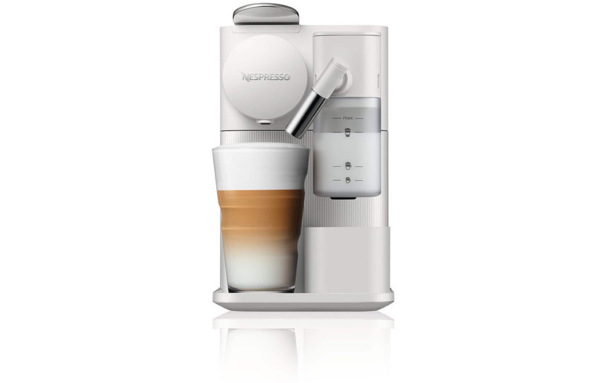 De’Longhi Lattissima One Kapselmaschine – für Nespresso-Kapseln, 19 bar, 1 l, Weiss