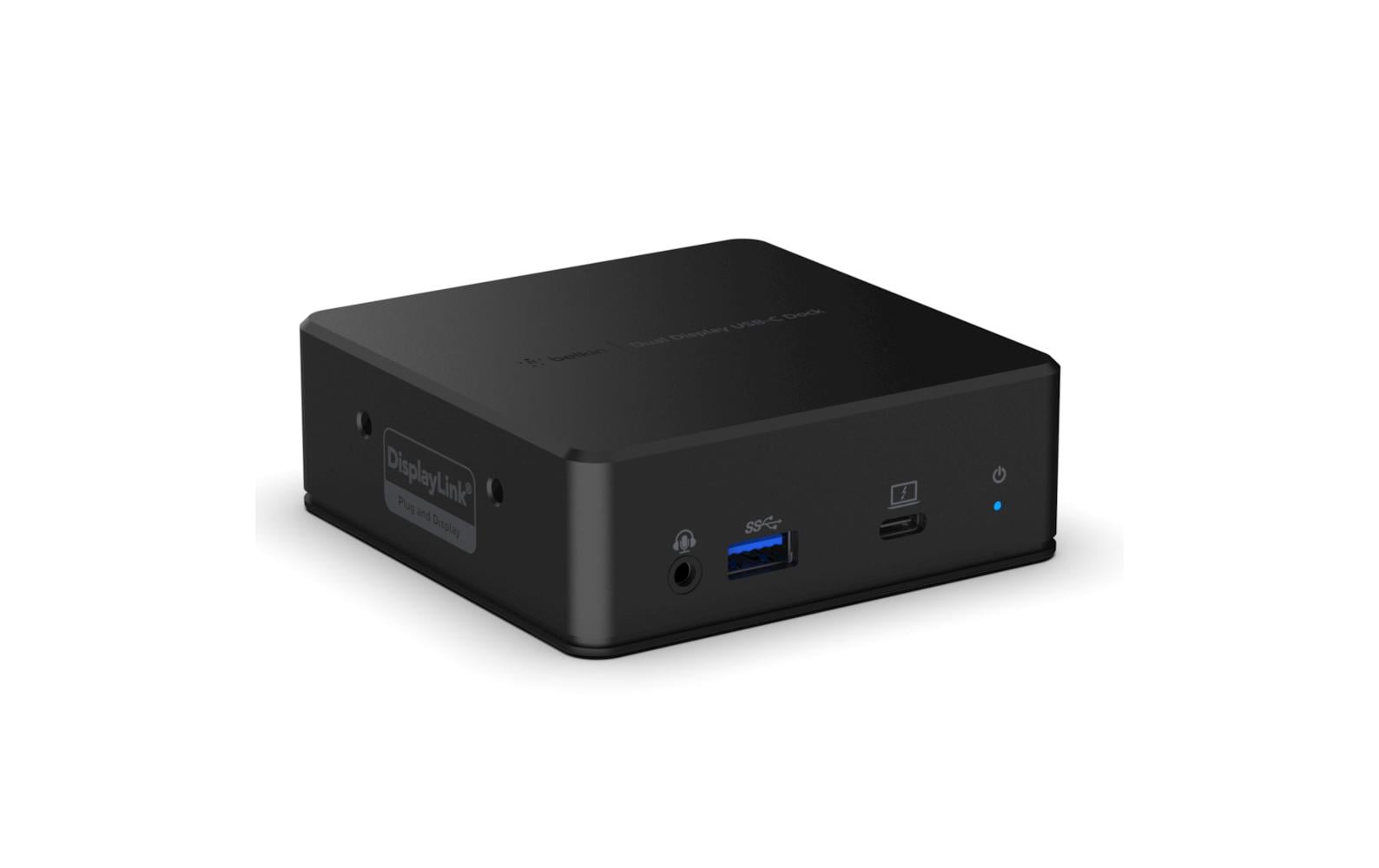 Belkin Dockingstation – USB-C, 2× HDMI, 3× USB-A, 85 W PD, 3,5 mm Audio, für Windows/Mac