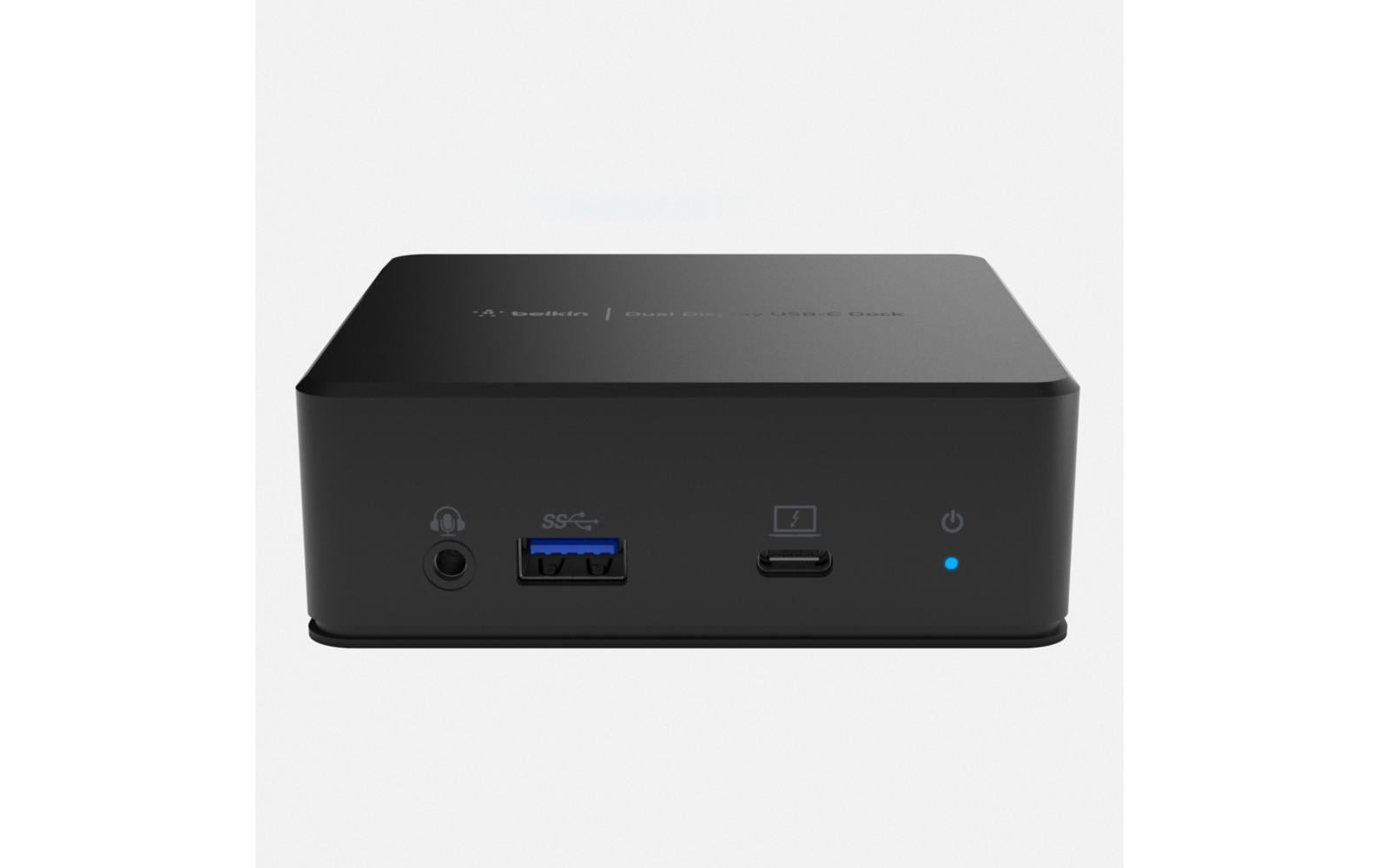 Belkin Dockingstation – USB-C, 2× HDMI, 3× USB-A, 85 W PD, 3,5 mm Audio, für Windows/Mac