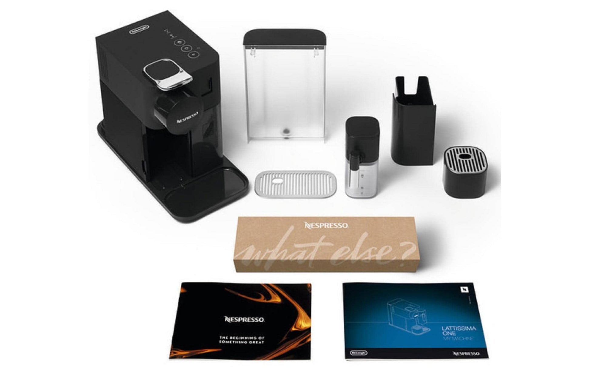 De’Longhi Lattissima One Kapselmaschine – für Nespresso-Kapseln, 19 bar, 1 l, Schwarz